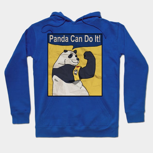 Panda Can Do It Hoodie by deadEYEZ